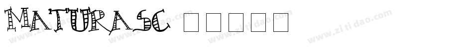 MATURASC字体转换