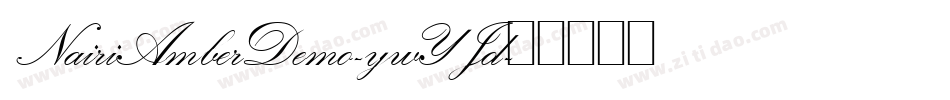 NairiAmberDemo-ywYJd字体转换
