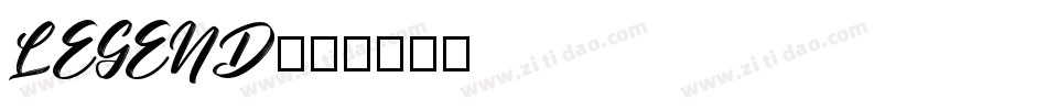 LEGEND字体转换