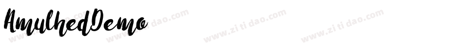 AmulhedDemo字体转换