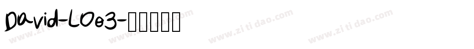 David-LOo3字体转换