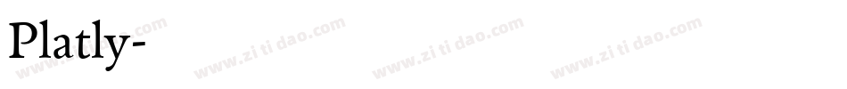 Platly字体转换
