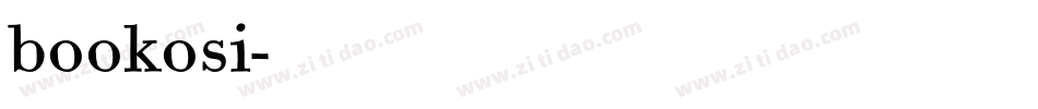 bookosi字体转换