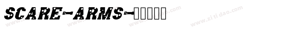 Scare-Arms字体转换