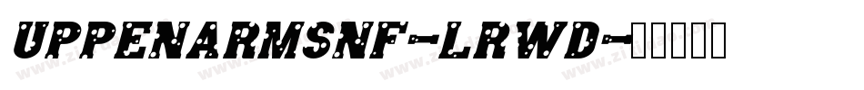 UppenArmsNf-LRWD字体转换