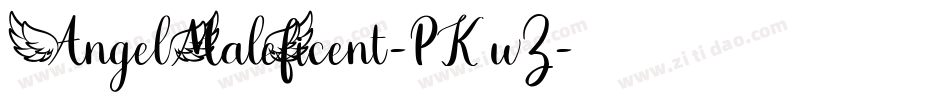 AngelMaleficent-PK7wZ字体转换