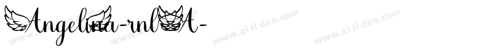 Angelina-rnlA字体转换