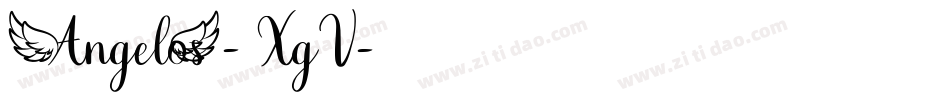 Angelos1-5XgV字体转换