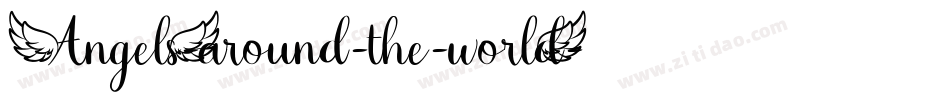 Angels-around-the-world字体转换