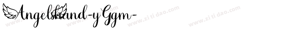 Angelshand-yGgm字体转换