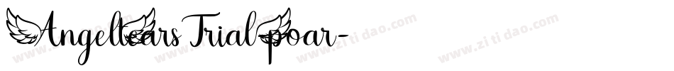 AngeltearsTrial-poar字体转换