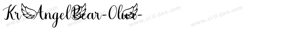 KrAngelBear-0lwr字体转换