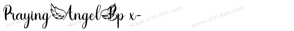 PrayingAngel-Bp7x字体转换