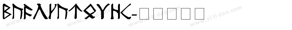 MadokaRunes字体转换
