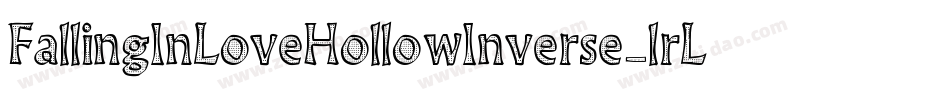 FallingInLoveHollowInverse-lrL0字体转换