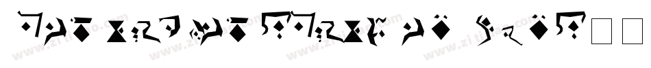 Angstdingbatsone-rxEB字体转换
