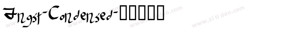 Angst-Condensed字体转换