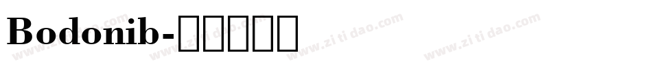 Bodonib字体转换