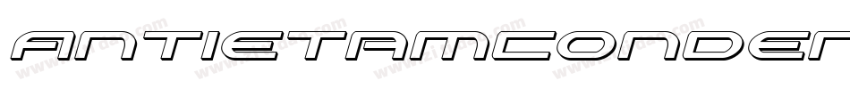 AntietamCondensedItalic-Ar96字体转换