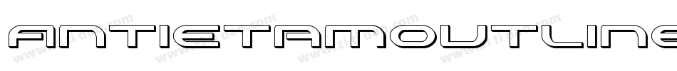 AntietamOutlineItalic-6Vd6字体转换
