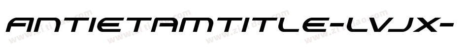 AntietamTitle-lvjX字体转换