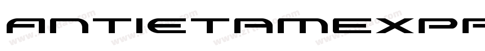 AntietamExpandedItalic-VZMy字体转换