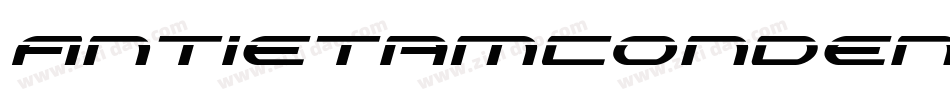 AntietamCondensedItalic-Ar96字体转换