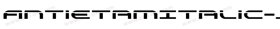 AntietamItalic-JP2B字体转换