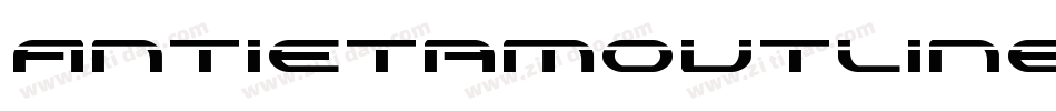 AntietamOutlineItalic-6Vd6字体转换
