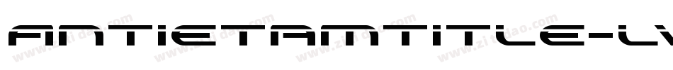 AntietamTitle-lvjX字体转换