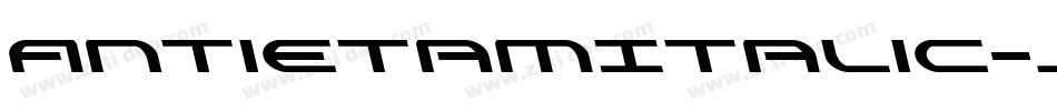 AntietamItalic-JP2B字体转换