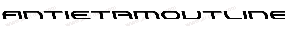 AntietamOutlineItalic-6Vd6字体转换