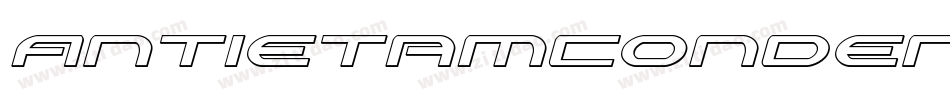 AntietamCondensedItalic-Ar96字体转换