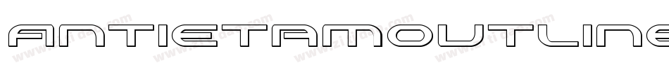 AntietamOutlineItalic-6Vd6字体转换
