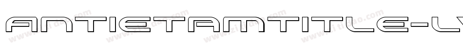 AntietamTitle-lvjX字体转换