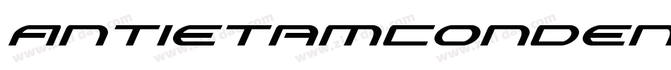 AntietamCondensedItalic-Ar96字体转换
