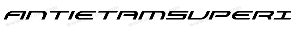 AntietamSuperItalic-9jW5字体转换