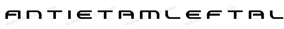 AntietamLeftalic-zag1字体转换