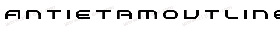 AntietamOutlineItalic-6Vd6字体转换