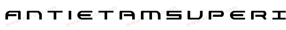 AntietamSuperItalic-9jW5字体转换