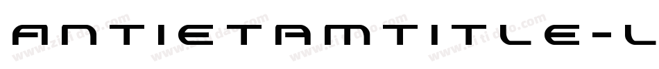 AntietamTitle-lvjX字体转换