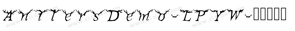 AntlersDemo-LPYW字体转换