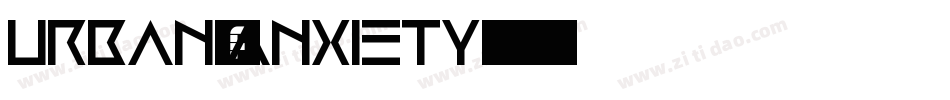 Urban-Anxiety字体转换