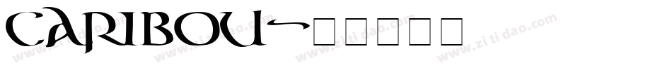 Caribou字体转换