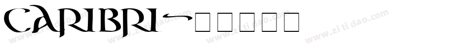 Caribri字体转换