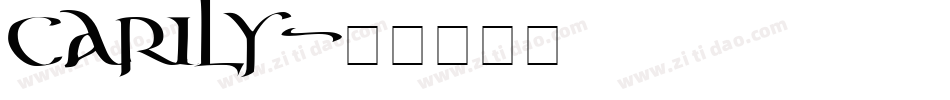 Carily字体转换