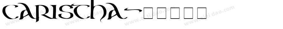 caristha字体转换