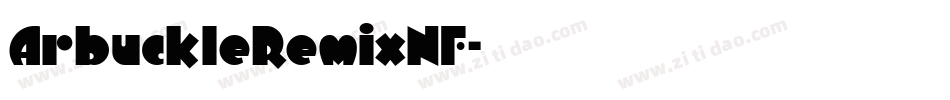 ArbuckleRemixNF字体转换