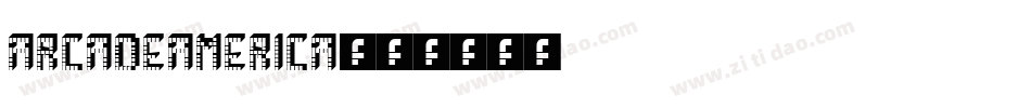 ArcadeAmerica字体转换