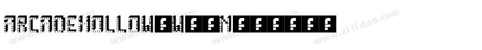 ArcadeHollow-w41n字体转换